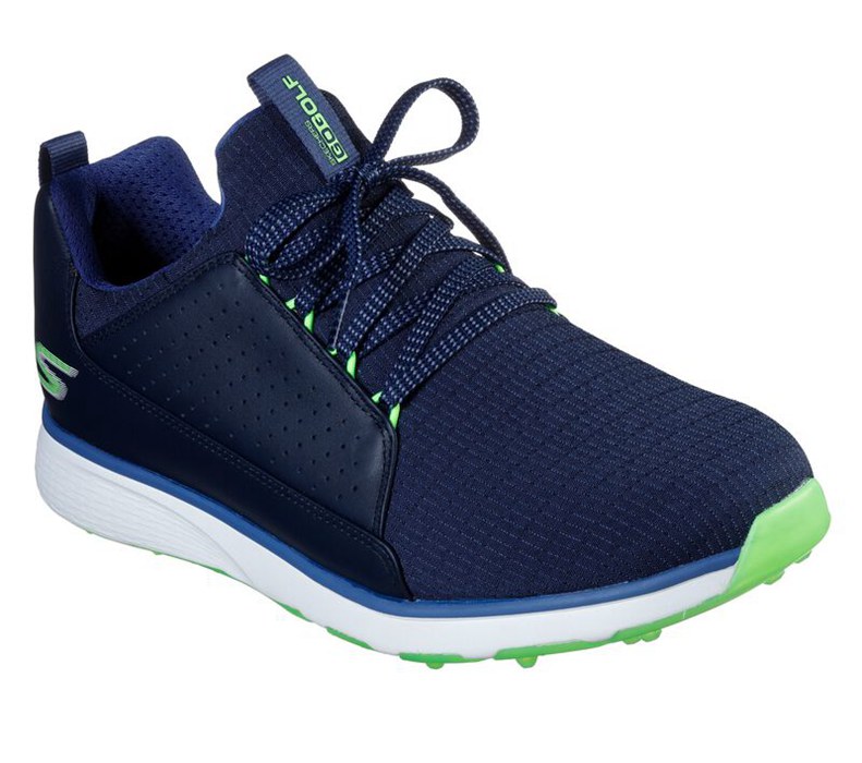 Skechers Go Mojo Elite - Mens Golf Shoes Navy/Light Green [AU-GW5510]